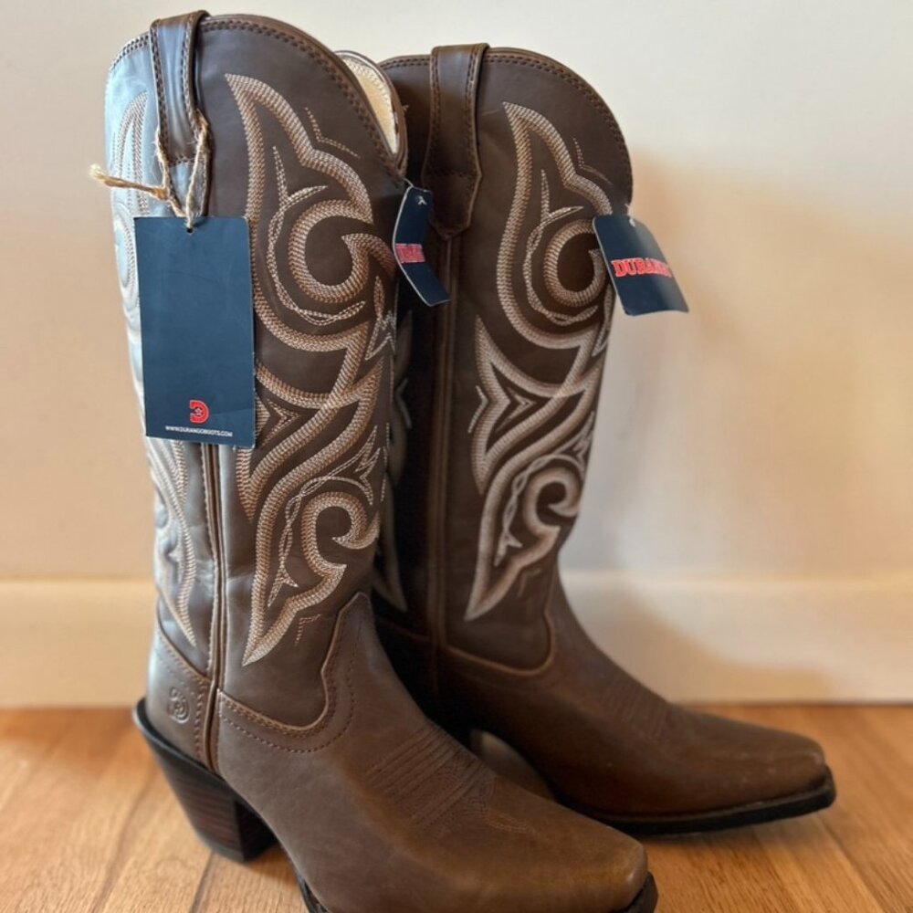 NEW w/Tags Crush by Durango Women's Milk Chocolate Western Boot $65 Size 6.5